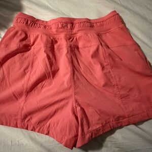lululemon athletica Coral High-Waist Athletic Shorts